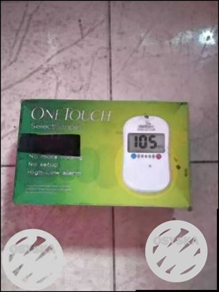 White One Touch Glucometer