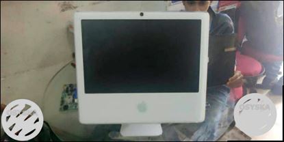 White Flat Screen Computer Monitor