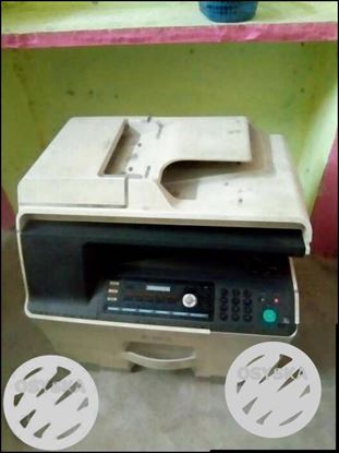 White And Black Printer