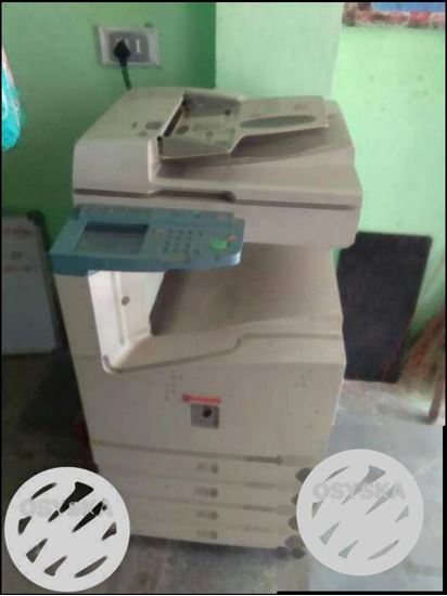 White And Gray Photocopier